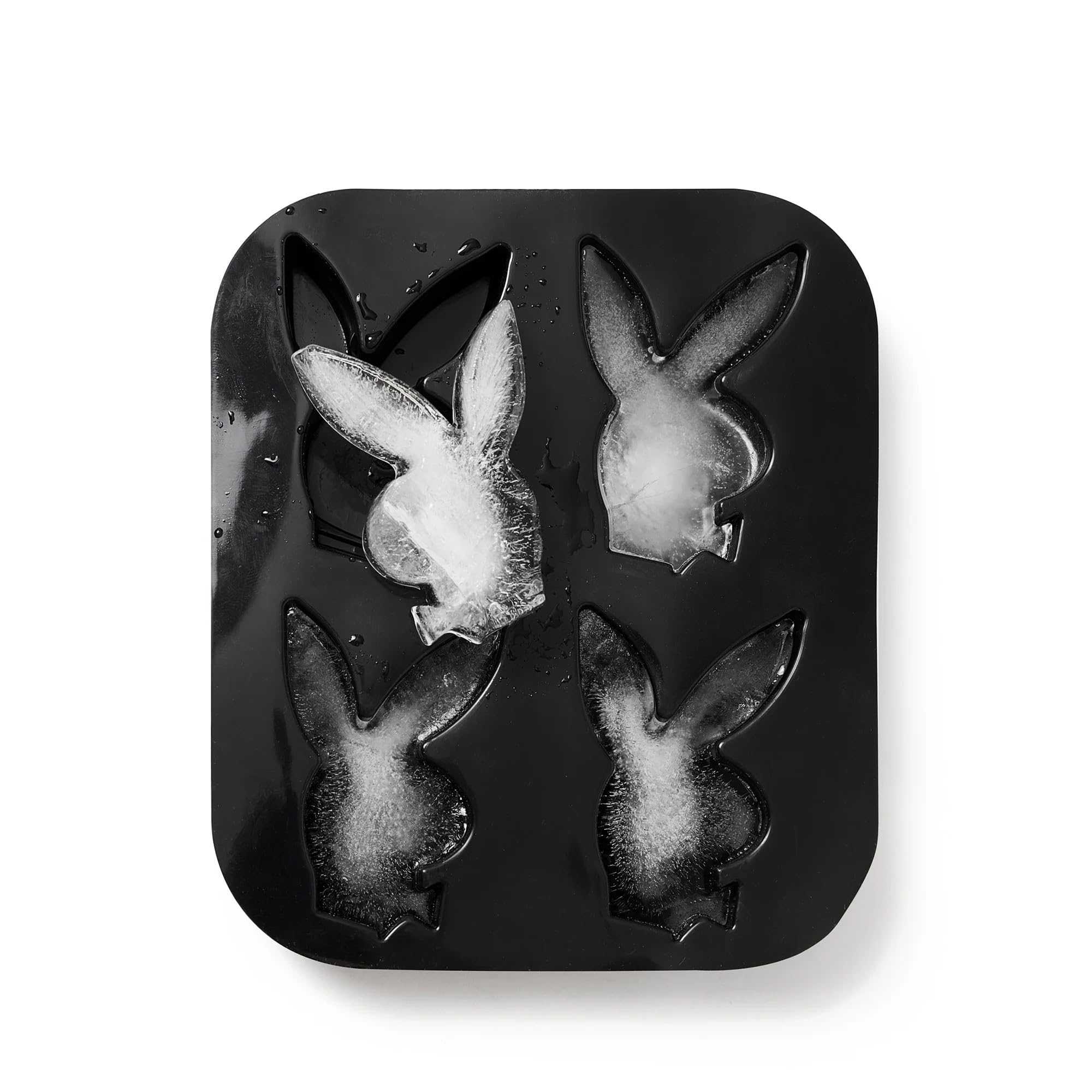 Playboy Rabbit Head Ice Cube Tray - Easy Release & Strong Composition - Dishwasher Safe Cube Tray for Cocktails & Festiv