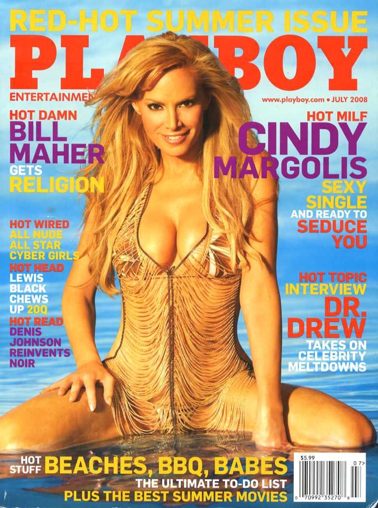Playboy Magazine July 2008 CINDY MARGOLIS - Glamour Issue for Women