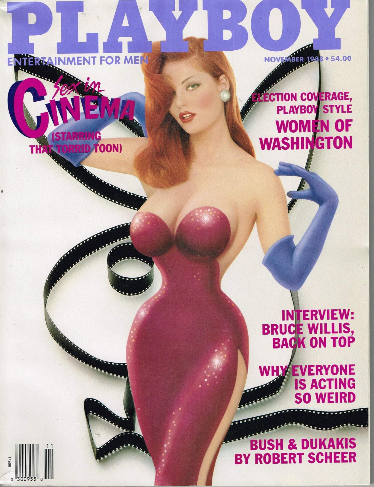 Playboy Magazine November 1988 Collector's Edition Entertainment Collectors